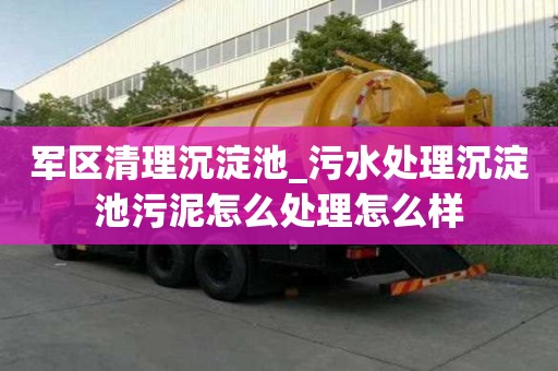 軍區清理沉淀池_污水處理沉淀池污泥怎么處理怎么樣