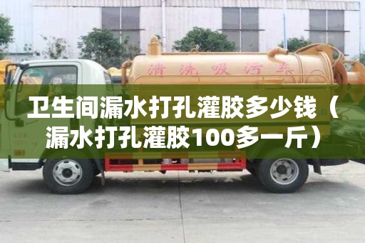 衛生間漏水打孔灌膠多少錢（漏水打孔灌膠100多一斤）