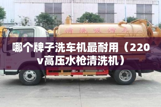 哪個牌子洗車機最耐用（220v高壓水槍清洗機）