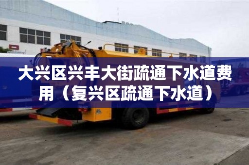 大興區興豐大街疏通下水道費用（復興區疏通下水道）