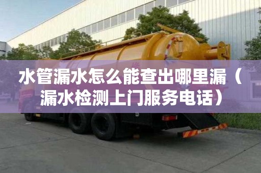 水管漏水怎么能查出哪里漏（漏水檢測上門服務電話）