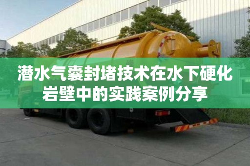 潛水氣囊封堵技術在水下硬化巖壁中的實踐案例分享