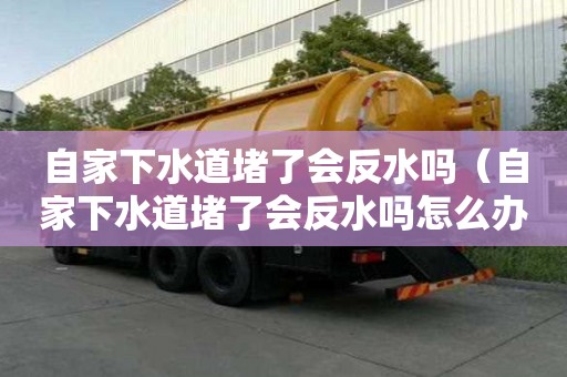 自家下水道堵了會反水嗎（自家下水道堵了會反水嗎怎么辦）