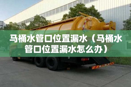 馬桶水管口位置漏水（馬桶水管口位置漏水怎么辦）