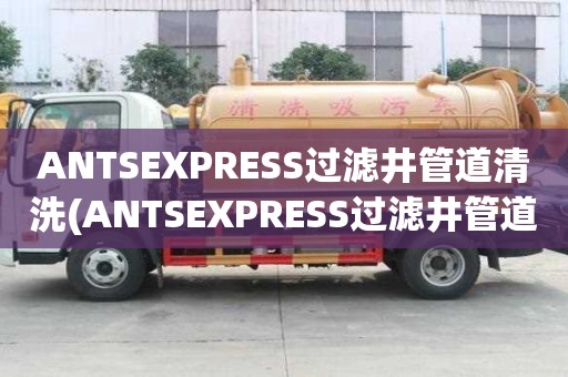 ANTSEXPRESS過濾井管道清洗(ANTSEXPRESS過濾井管道清洗正規公司)